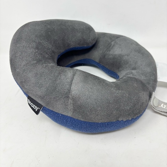 BCOZZY Neck Pillow for Travel Provides Double Support to Head Neck Blue OS - Picture 3 of 7